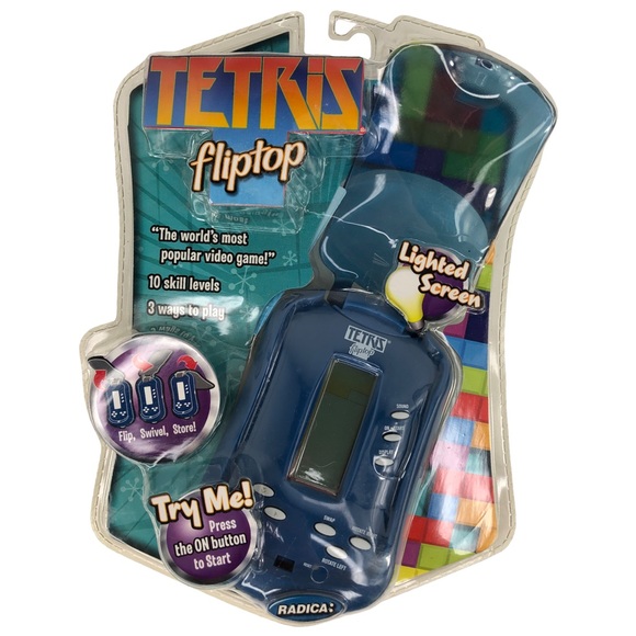 🆕 Tetris FlipTop Handheld Game Radica 2016 - Picture 3 of 3